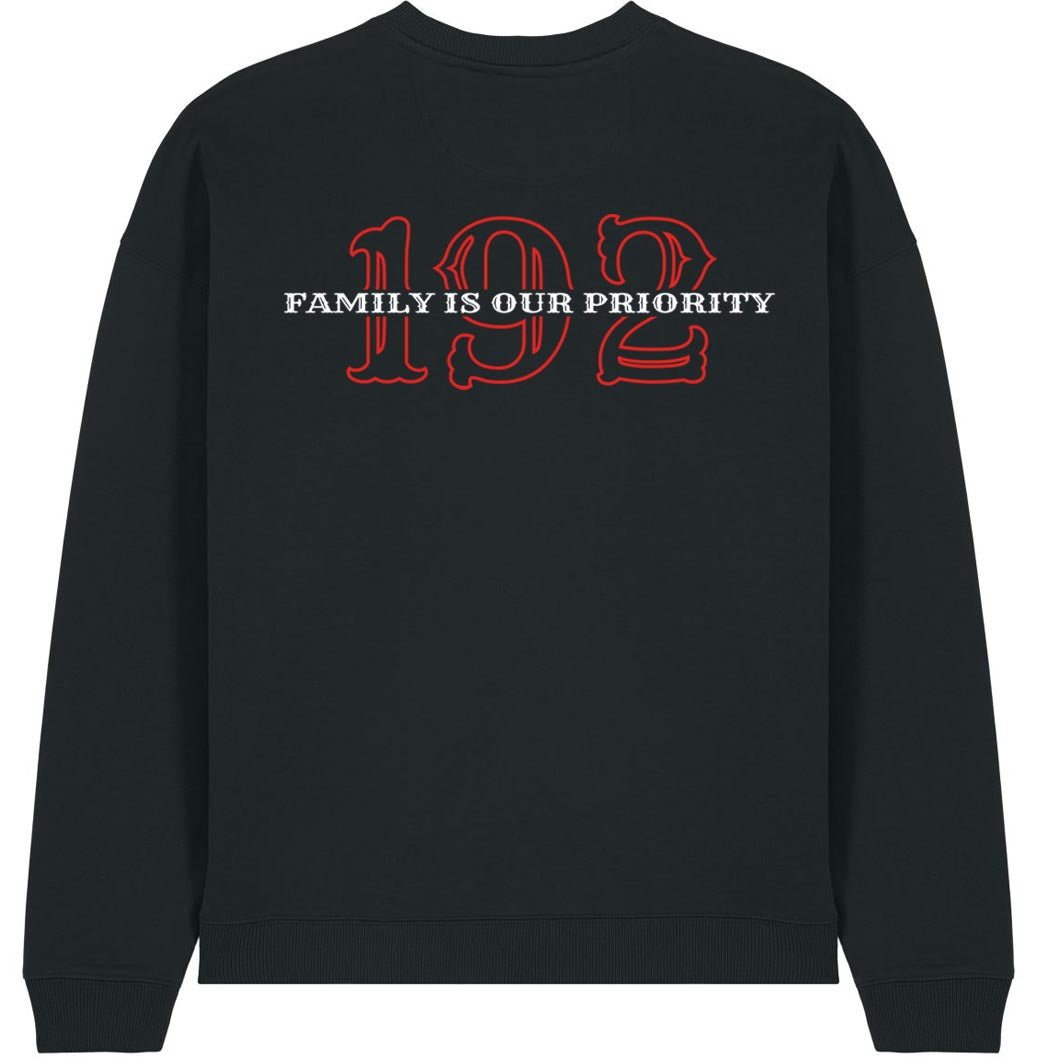 OVERSIZE CREWNECK SWEATER FAMILY FIRST